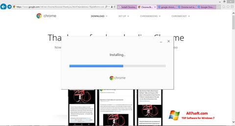 Снимак заслона Google Chrome Offline Installer Windows 7