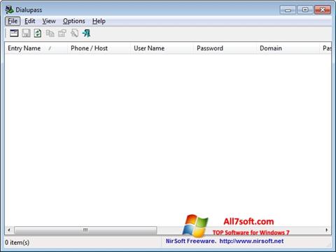 Снимак заслона Dialupass Windows 7