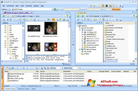 Снимак заслона SmartFTP Windows 7