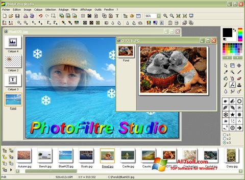 Снимак заслона PhotoFiltre Windows 7