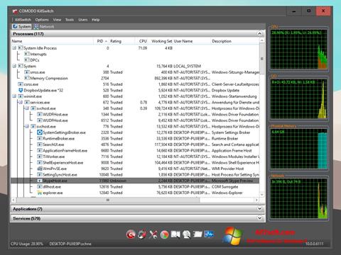 Снимак заслона Comodo Cleaning Essentials Windows 7