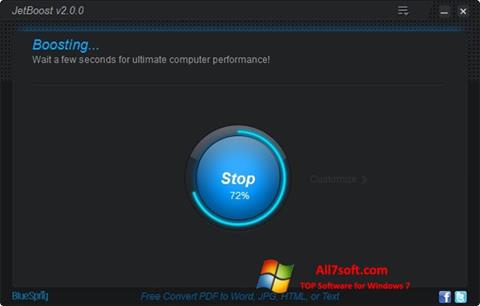Снимак заслона JetBoost Windows 7