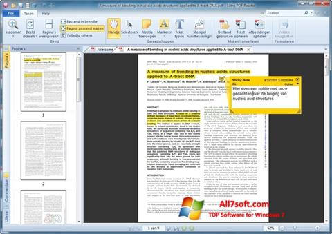 Снимак заслона Nitro PDF Reader Windows 7