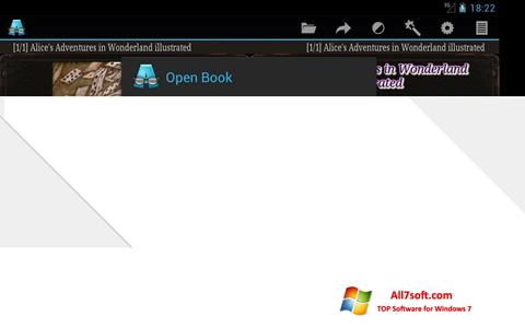 Снимак заслона AlReader Windows 7
