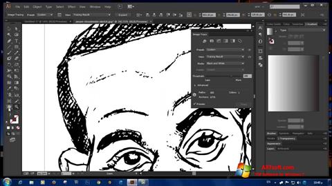 Снимак заслона Adobe Illustrator CC Windows 7