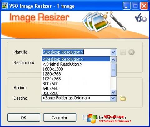 Снимак заслона VSO Image Resizer Windows 7