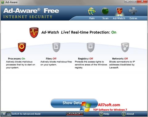 Снимак заслона Ad-Aware Windows 7