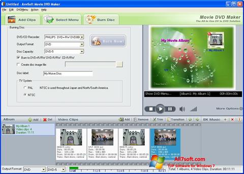 Снимак заслона DVD Maker Windows 7
