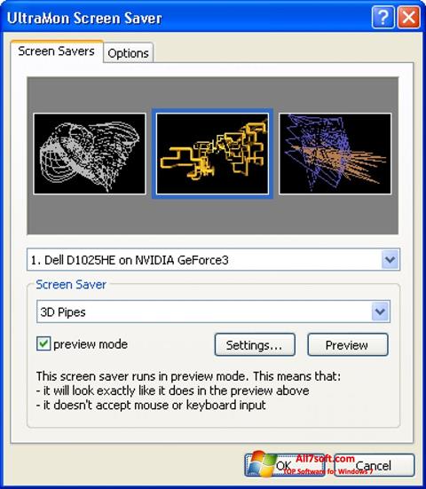 Снимак заслона UltraMon Windows 7