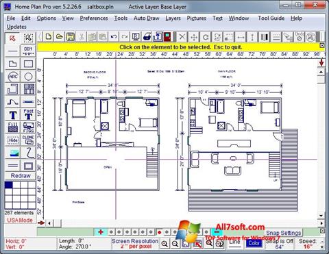 Снимак заслона Home Plan Pro Windows 7