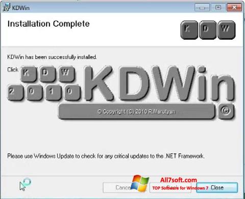 Снимак заслона KDWin Windows 7