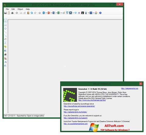 Снимак заслона Greenshot Windows 7