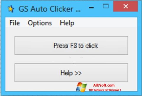 Снимак заслона GS Auto Clicker Windows 7
