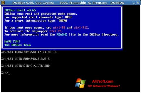 Снимак заслона DOSBox Windows 7
