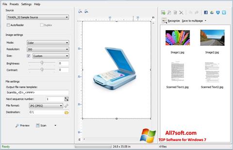 Снимак заслона WinScan2PDF Windows 7