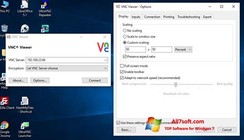 Снимак заслона VNC Windows 7