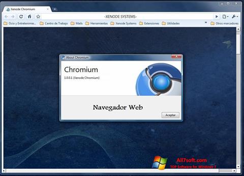 Снимак заслона Chromium Windows 7