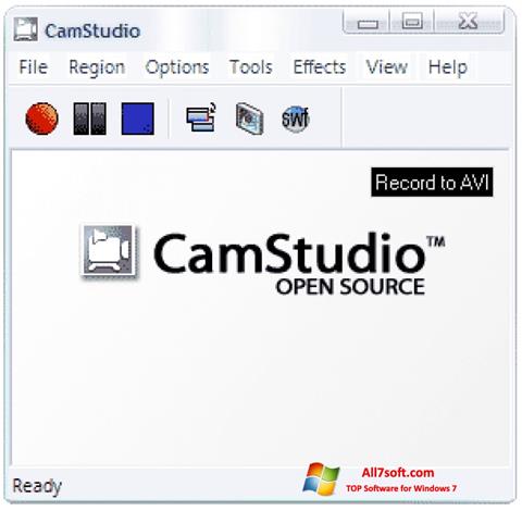 Снимак заслона CamStudio Windows 7