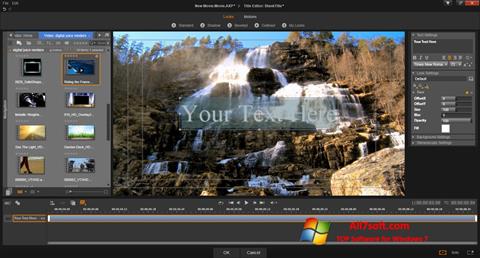Снимак заслона Pinnacle Studio Windows 7