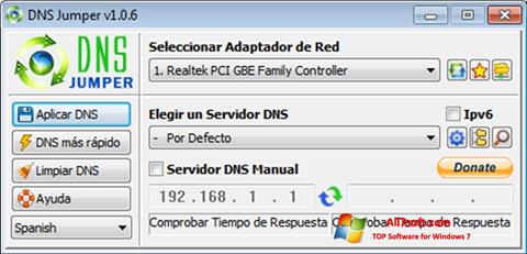Снимак заслона DNS Jumper Windows 7