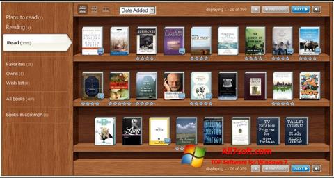 Снимак заслона Bookshelf Windows 7