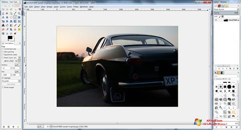 Снимак заслона GIMP Windows 7