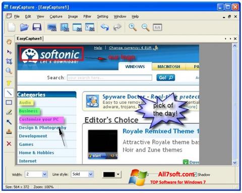 Снимак заслона EasyCapture Windows 7