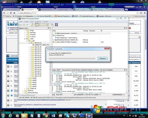 Снимак заслона DMDE Windows 7