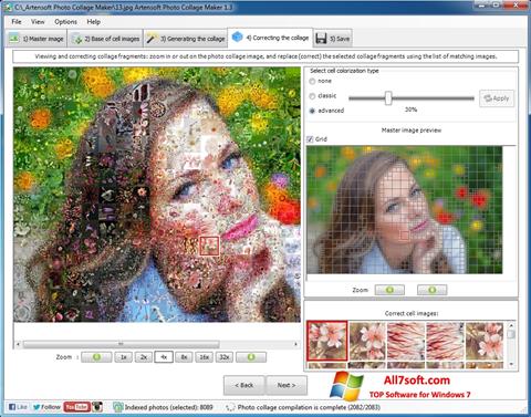 Снимак заслона Photo Collage Maker Windows 7