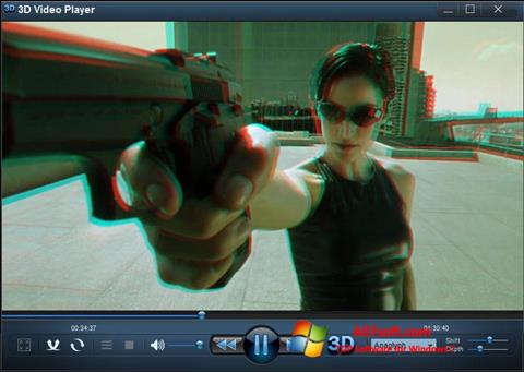 Снимак заслона 3D Video Player Windows 7