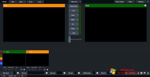 Снимак заслона vMix Windows 7