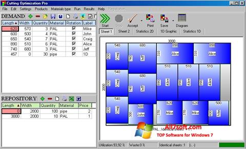 Снимак заслона Cutting Windows 7