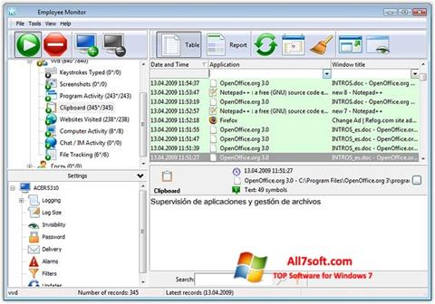 Снимак заслона Keylogger Windows 7