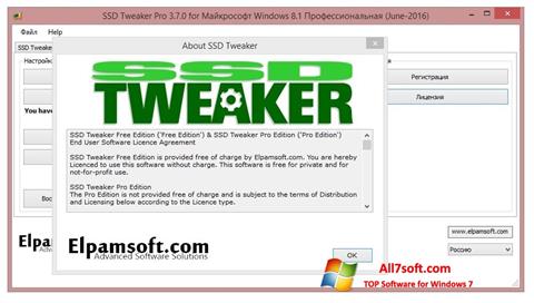 Снимак заслона SSD Tweaker Windows 7