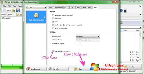Снимак заслона Nero Image Drive Windows 7