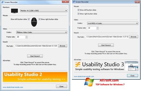 Снимак заслона Rylstim Screen Recorder Windows 7