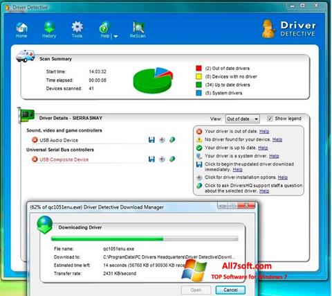 Снимак заслона Driver Detective Windows 7