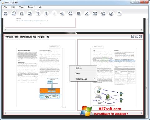 Снимак заслона PDF24 Creator Windows 7