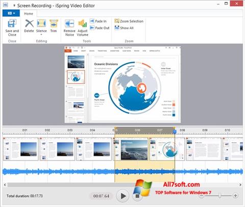 Снимак заслона iSpring Free Windows 7