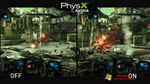 Снимак заслона NVIDIA PhysX Windows 7