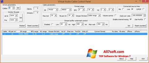 Снимак заслона Virtual Audio Cable Windows 7