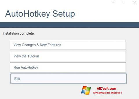 Снимак заслона AutoHotkey Windows 7