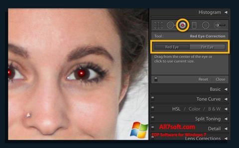 Снимак заслона Red Eye Remover Windows 7