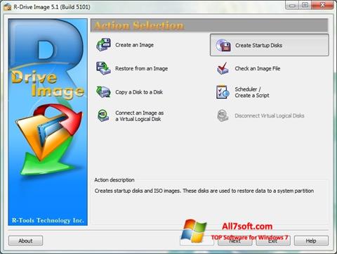 Снимак заслона R-Drive Image Windows 7