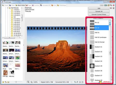 Снимак заслона PhotoScape Windows 7