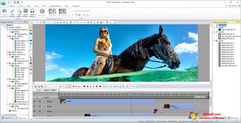 Снимак заслона VSDC Free Video Editor Windows 7