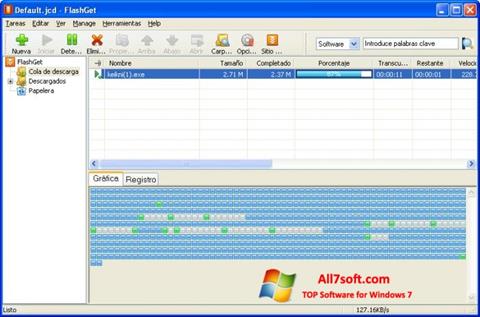 Снимак заслона FlashGet Windows 7